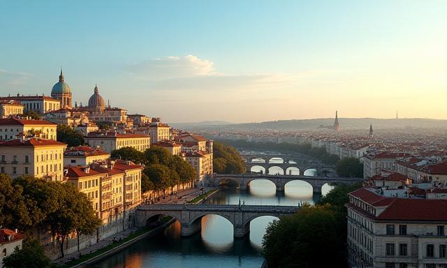 Vue de Lyon où se situe le siège de Horizons Digital